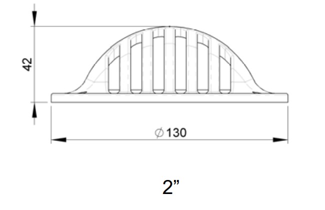 Crépine d'admission TRUDESIGN bateau moteur ou voile